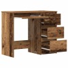 Antik fa szerelt fa íróasztal 90x45x76 cm