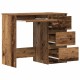 Antik fa szerelt fa íróasztal 90x45x76 cm