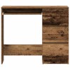 Antik fa szerelt fa íróasztal 90x45x76 cm
