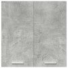 Betonszürke szerelt fa konyhai fali szekrény 60x31x60 cm