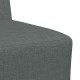 Sötétszürke szövet kanapéfotel 55 cm Sötétszürke szövet kanapéfotel 55 cm