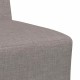 Tópszínű szövet kanapéfotel 55 cm Tópszínű szövet kanapéfotel 55 cm