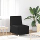 Fekete műbőr kanapéfotel 55 cm Fekete műbőr kanapéfotel 55 cm