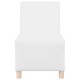 Fehér műbőr fotel 55 cm Fehér műbőr fotel 55 cm