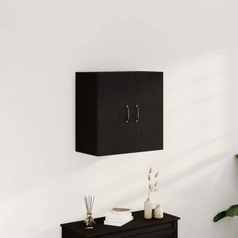 Fekete tölgyfa faliszekrény 60 x 31 x 60 cm