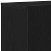 2 db fekete tölgyfa tv-szekrény 160 x 30 x 41 cm