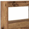 Antik fa áthidalószekrény led-világítással 140 x 17 x 102 cm
