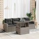 5 részes szürke polyrattan kerti ülőgarnitúra párnákkal 5 részes szürke polyrattan kerti ülőgarnitúra párnákkal