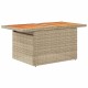 7 részes bézs polyrattan kerti ülőgarnitúra párnákkal 7 részes bézs polyrattan kerti ülőgarnitúra párnákkal