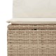7 részes bézs polyrattan kerti ülőgarnitúra párnákkal 7 részes bézs polyrattan kerti ülőgarnitúra párnákkal