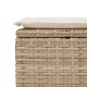 7 részes bézs polyrattan kerti ülőgarnitúra párnákkal 7 részes bézs polyrattan kerti ülőgarnitúra párnákkal