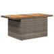 8 részes szürke polyrattan akácfa kerti ülőgarnitúra párnákkal 8 részes szürke polyrattan akácfa kerti ülőgarnitúra párnákkal