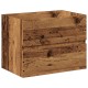 Antik fa színű mosdószekrény beépített mosdóval 61x39,5x49 cm