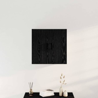 Fali szekrény fekete tölgy 60 x 31 x 60 cm faanyag