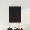 Fali szekrény fekete tölgy 69,5 x 34 x 180 cm faanyag