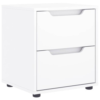Visnes fehér szerelt fa éjjeliszekrény 45x40x50 cm