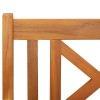 Kerti pad természetes 110 x 56 x 90 cm tömör akácfa