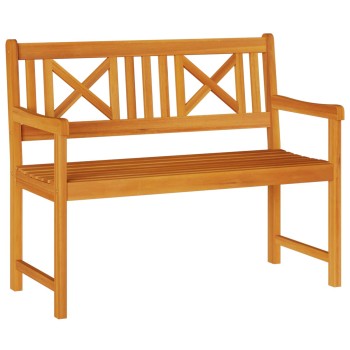 Kerti pad természetes 110 x 56 x 90 cm tömör akácfa
