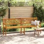 Kerti pad természetes 220 x 56 x 90 cm tömör akácfa