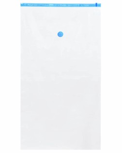 Tárolótáskák falra szerelhető 5 pcs átlátszó és kék 120 x 70 cm