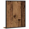 Tükör polcokkal régi fa 50 x 12 x 60 cm üveg és műszaki fa