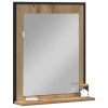 Tükör kézműves tölgy 50 x 12 x 60 cm üveg és műszaki fa