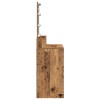 Sminktükör fiókkal polcokkal öreg fa 80 x 41 x 144,5 cm faanyag