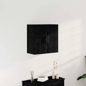 Fali szekrény fekete tölgy 60 x 31,5 x 60 cm faanyag