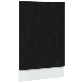 “lyon” fekete tölgy szerelt fa mosogatógép panel 45x1,5x67 cm