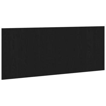 Ágyszerkezet fejtámla fekete tölgy 160 x 1.5 x 80.5 cm faanyag