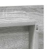 Tükör magas szürke sonoma 80 x 37 cm üveg és műszaki fa