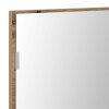 Tükör tükörrel kézműves tölgy 80 x 37 cm üveg és műszaki fa