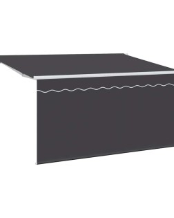 Behúzható napellenző antracit 300 x 200 cm szövet