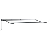 Behúzható napellenző sárga 350 x 200 cm szövet