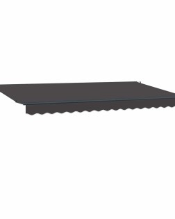 Behúzható napellenző antracit 350 x 200 cm szövet