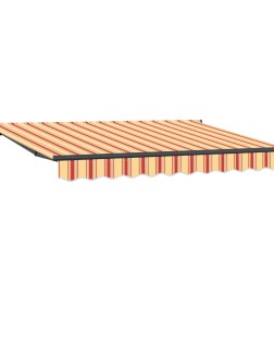 Behúzható napellenző sárga 350 x 200 cm szövet