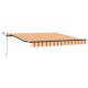 Napernyő anyag sárga és narancs 300 x 250 cm poliészter