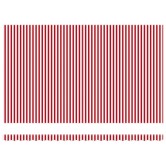 Behúzható napellenző piros és fehér 500 × 300 cm szövet és fém