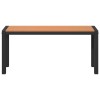 Kerti pad barna 100 x 28 x 45 cm acél