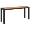 Kerti pad barna 100 x 28 x 45 cm acél