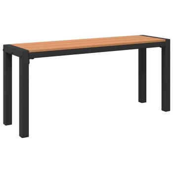 Kerti pad barna 100 x 28 x 45 cm acél