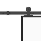 Tolóajtó vasalatokkal 76x205 cm edzett üveg&alumínium Tolóajtó vasalatokkal 76x205 cm edzett üveg&alumínium