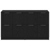 Széf 2 pcs fekete tölgy 60 x 30 x 70 cm faanyag