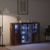 Led tálaló öreg fa 142,5 x 37 x 100 cm faanyag