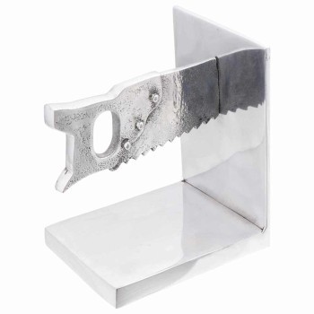 Könyvtámaszok 2 pcs ezüst 11 x 14 x 17,5 cm alumínium