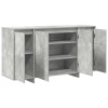 Széf beton szürke 135 x 41 x 75 cm faanyag