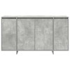Széf beton szürke 135 x 41 x 75 cm faanyag