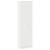 Ruhásszekrény polcokkal ajtóval fehér 55 x 25 x 189 cm faanyag