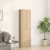 Ruhásszekrény polcokkal sonoma tölgy 55 x 25 x 189 cm faanyag