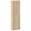 Ruhásszekrény polcokkal sonoma tölgy 55 x 25 x 189 cm faanyag